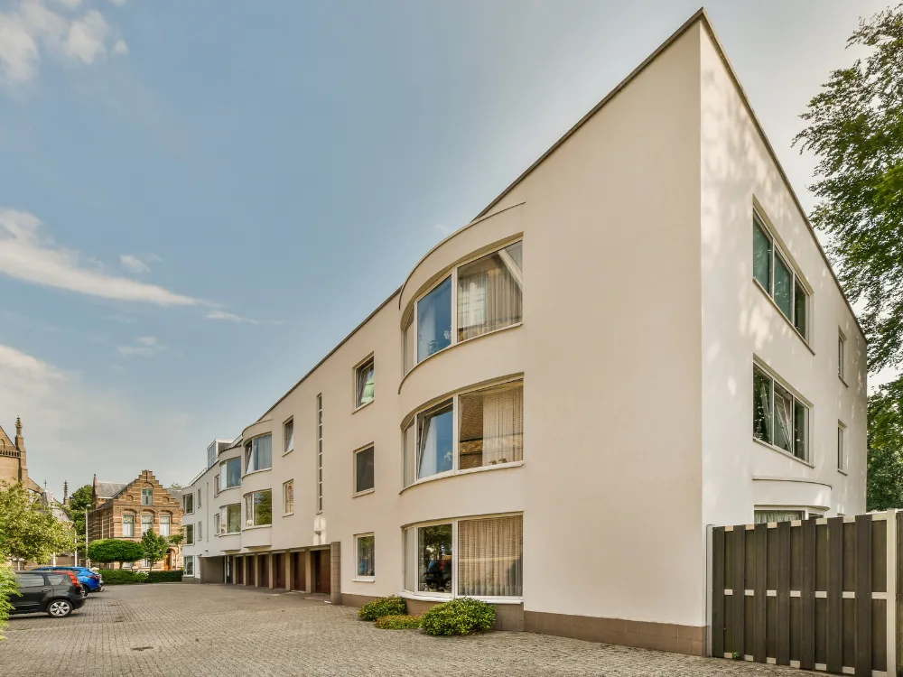 Buitengevel stucwerk